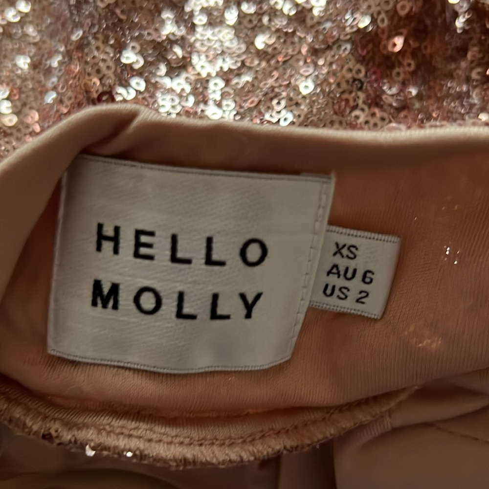 Hello Molly Sparkling Pink Backless Dress - Picture 3 of 3